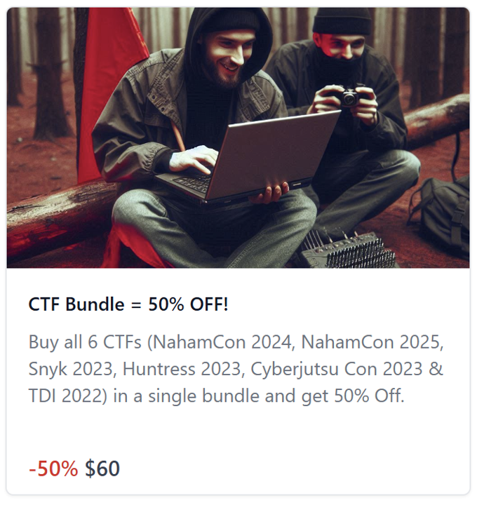 Just Hacking Training (JHT) - 6 CTF Bundle